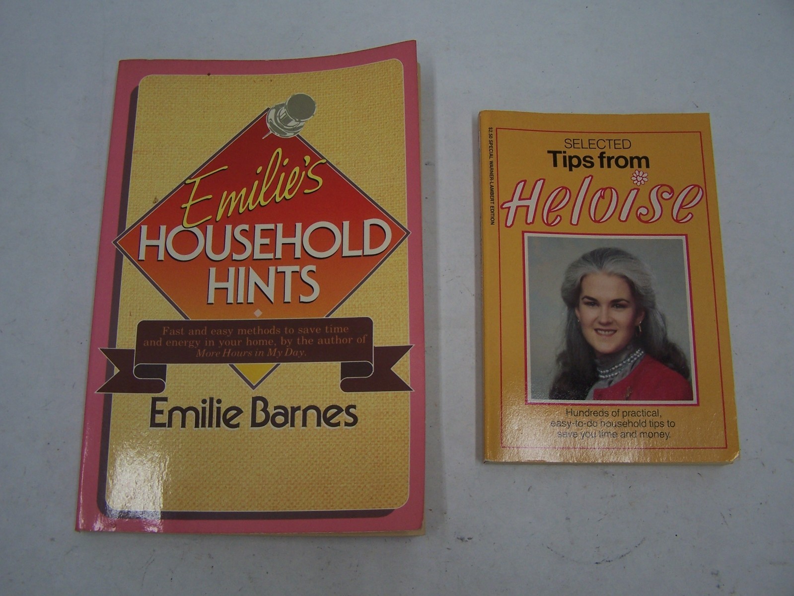 Emilie’s Household Hints by Emilie Barnes 1984 & Selected Tips from Heloise