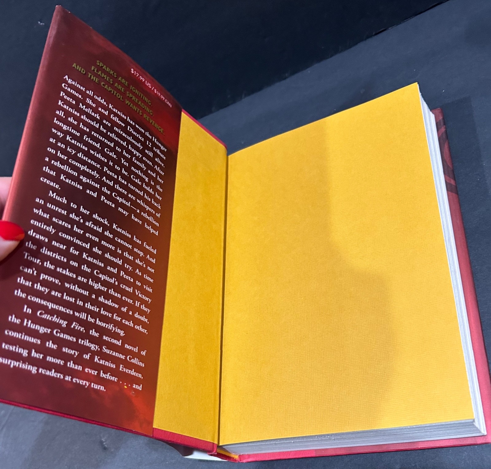 Hunger Games Catching Fire Suzanne Collins First Edition (2009 Hardcover) Book 2