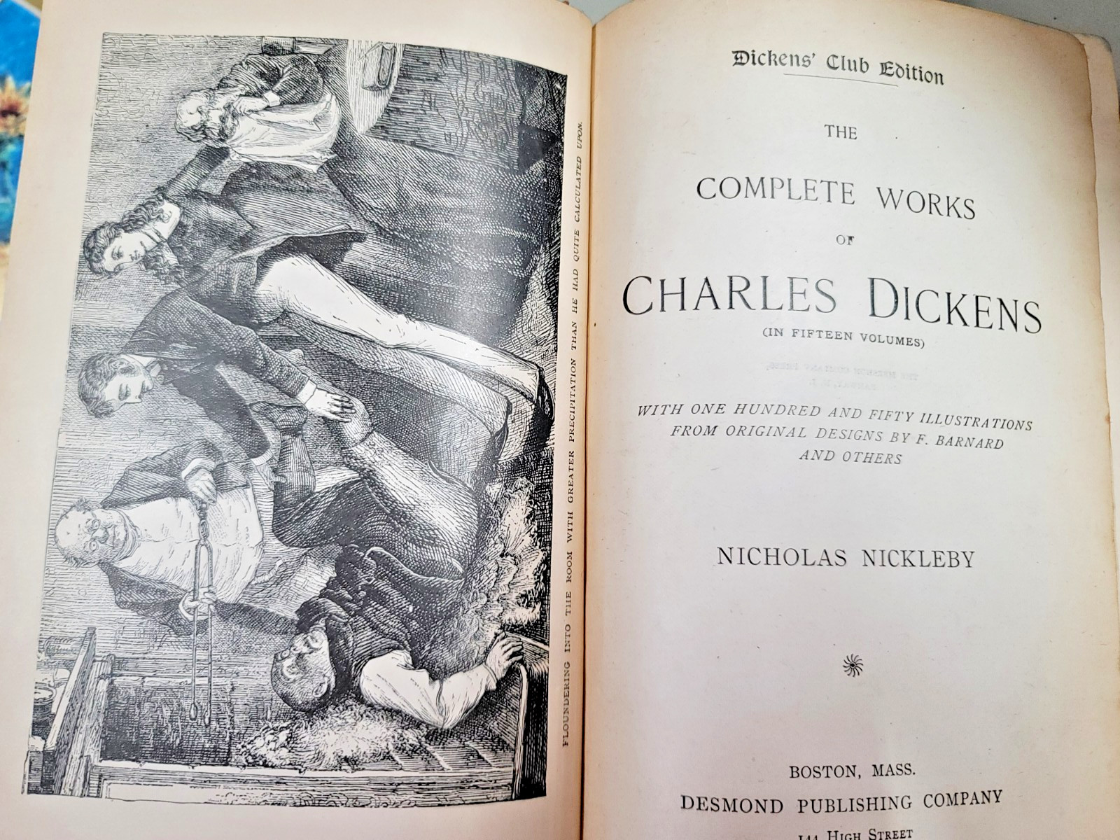The Works of Charles Dickens 14/15 Volumes, 1902-1906, Club Edition Illustrated