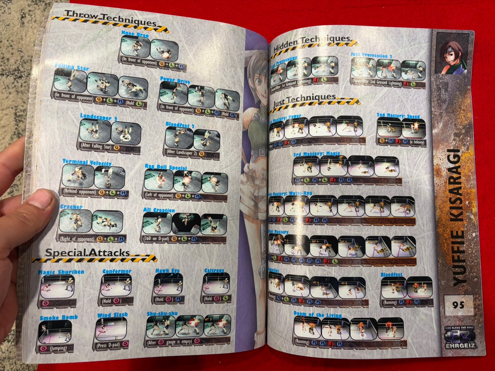 Ehrgeiz Official Fighter’s Guide : God Bless the Ring by David Cassady (1999,…