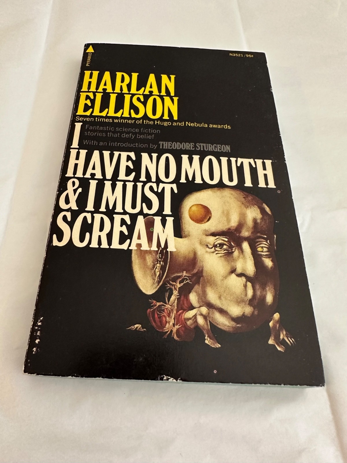I Have No Mouth & I Must Scream Harlan Ellison 1974 Pyramid Paperback, Beautiful