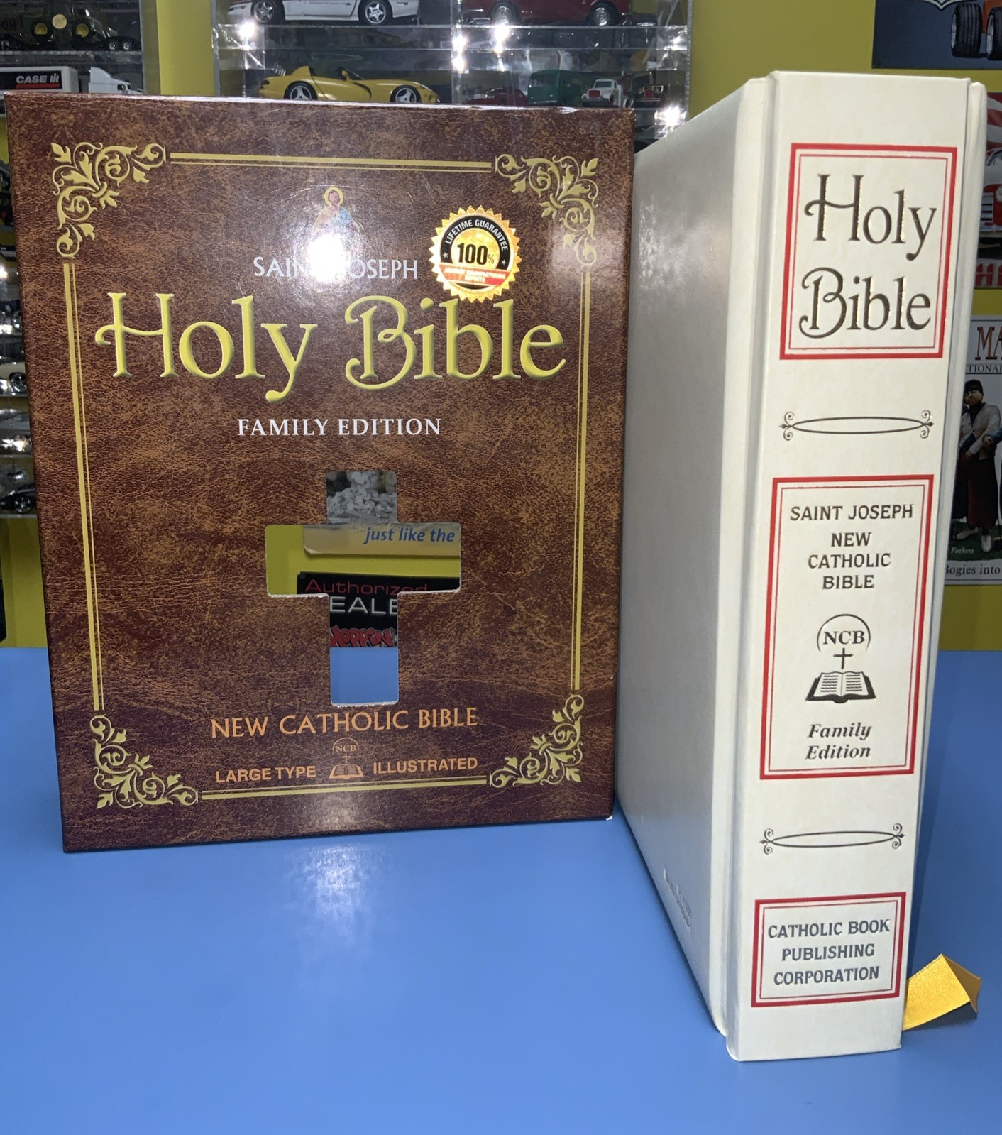 St. Joseph Catholic Family Edition Simulated Leather Large Print Gold Edges NEW