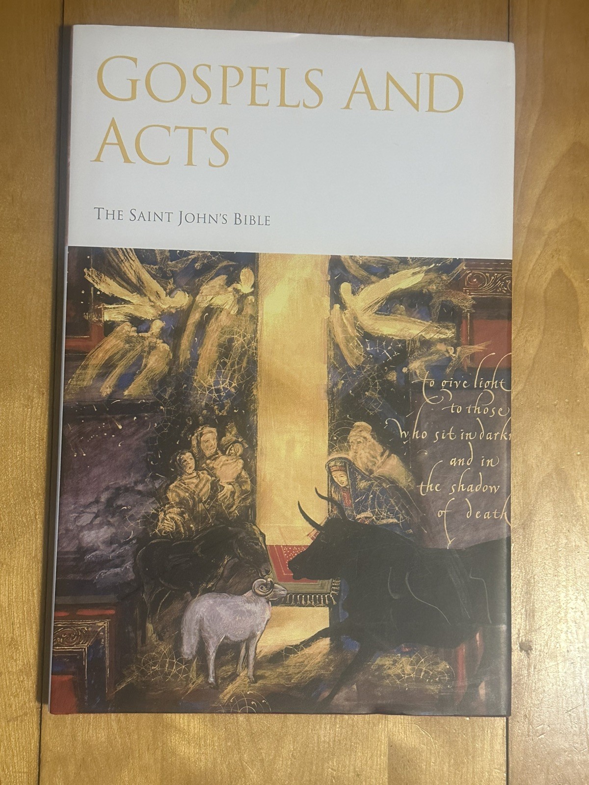 Saint John’s Bible: Gospels and Acts Hardback Donald Jackson PreOwned Desc/Pics