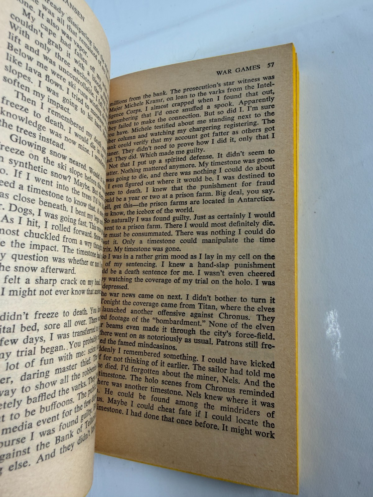 War Games by Karl Hansen 1981 Paperback First Print Sci-Fi