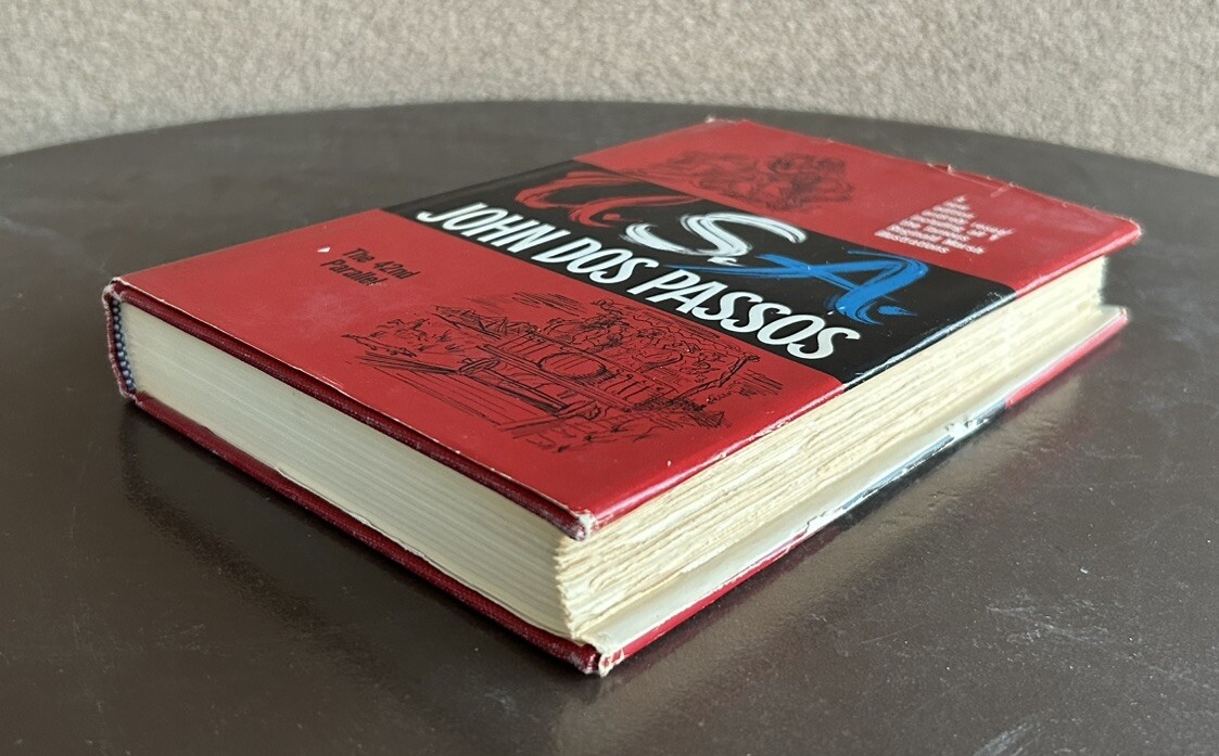 USA Trilogy by John Dos Passos; The 42nd Parallel; 1919; The Big Money 1960 HCDC