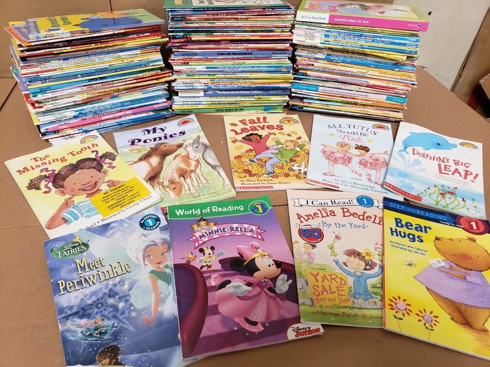 Lot of 10 Level 1~RL~Ready to-I Can Read-Step into Reading-Learn Read Books MIX