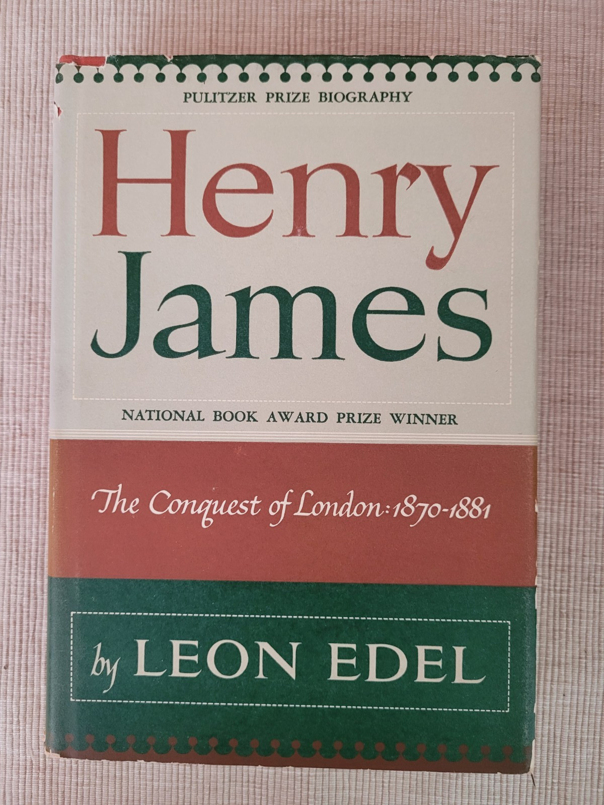 Leon Edel Henry James Biography Complete 5 Vol Set Lippincott Hardcover DJs