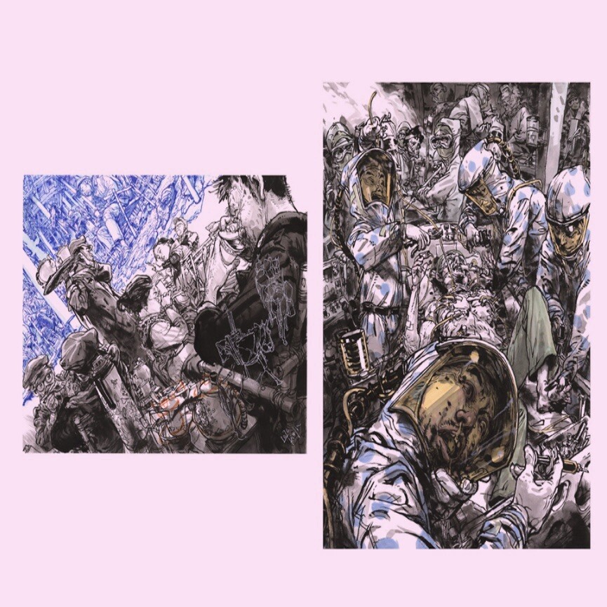 Kim Jung Gi Art Book Original Sketch Collection 2022 + Free Flyer Korean