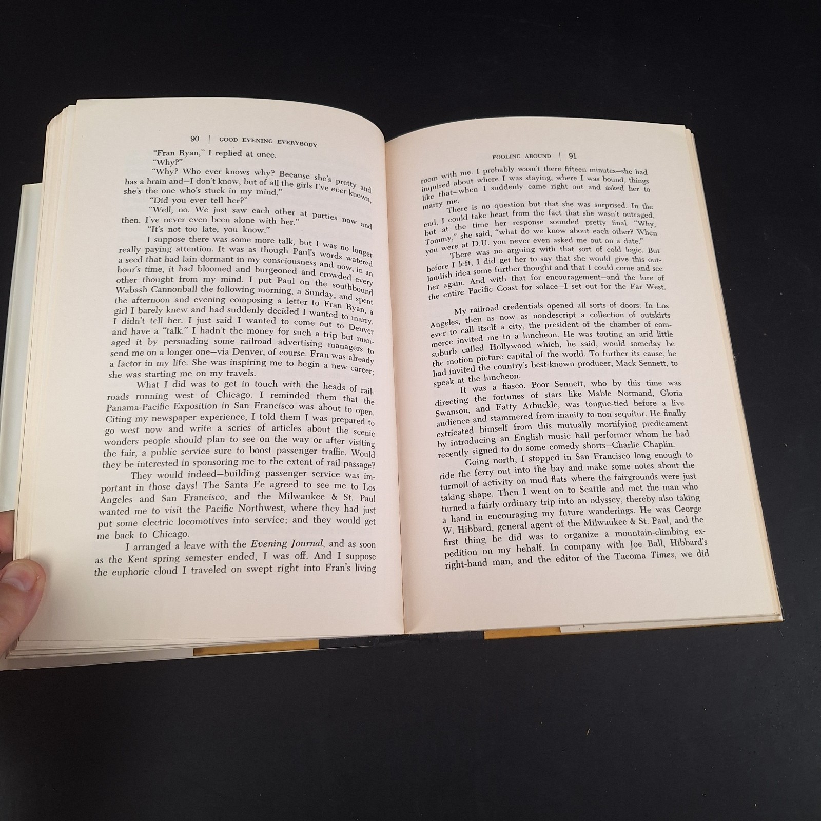 Good Evening Everybody by Lowell Thomas Signed 1st/1st (HC, 1976)