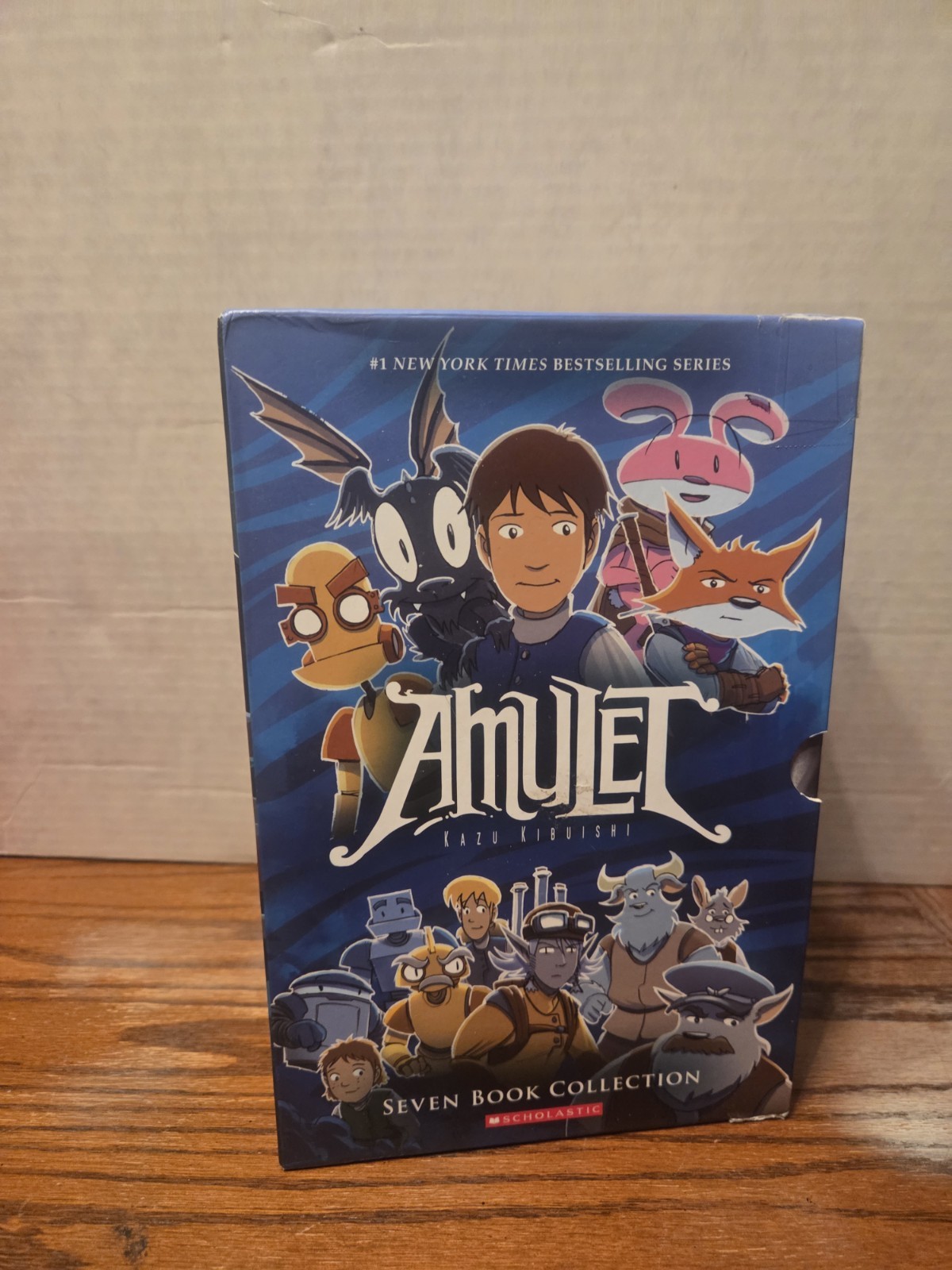 Amulet Box Set: Books #1-7 by Kazu Kibuishi • 2016, Paperback