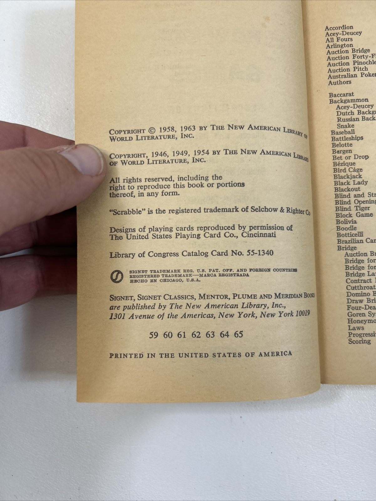 Hoyle’s Rules of Games – Morehead & Mott-Smith (Paperback, 1963)