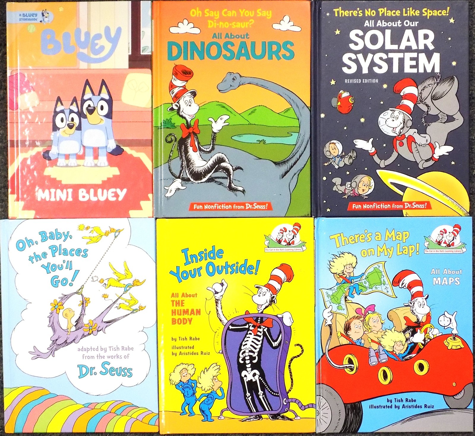 Lot of 6: 9.25″ X 6.75″: Bright and Early + I Can Read Book Hardcover