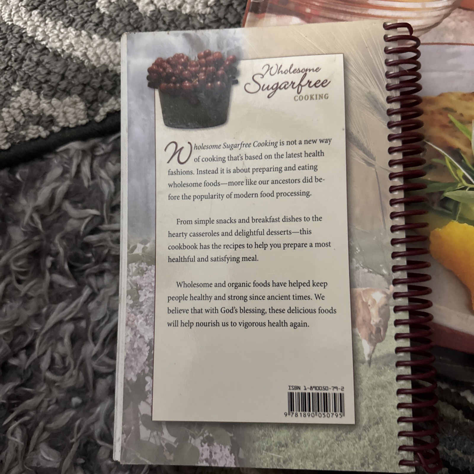 Wholesome Sugarfree Cookbook Cooking Cook Book 545 Recipes 280 Pages 2008