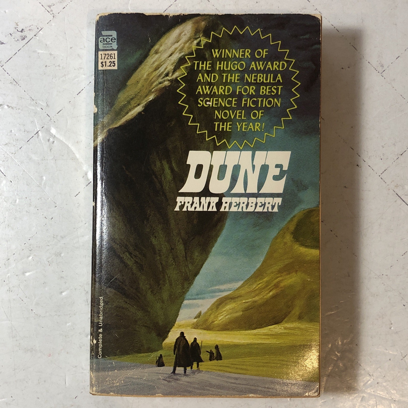 Dune by Frank Herbert 1965 Ace 17261 $1.25 1st Print paperback edition