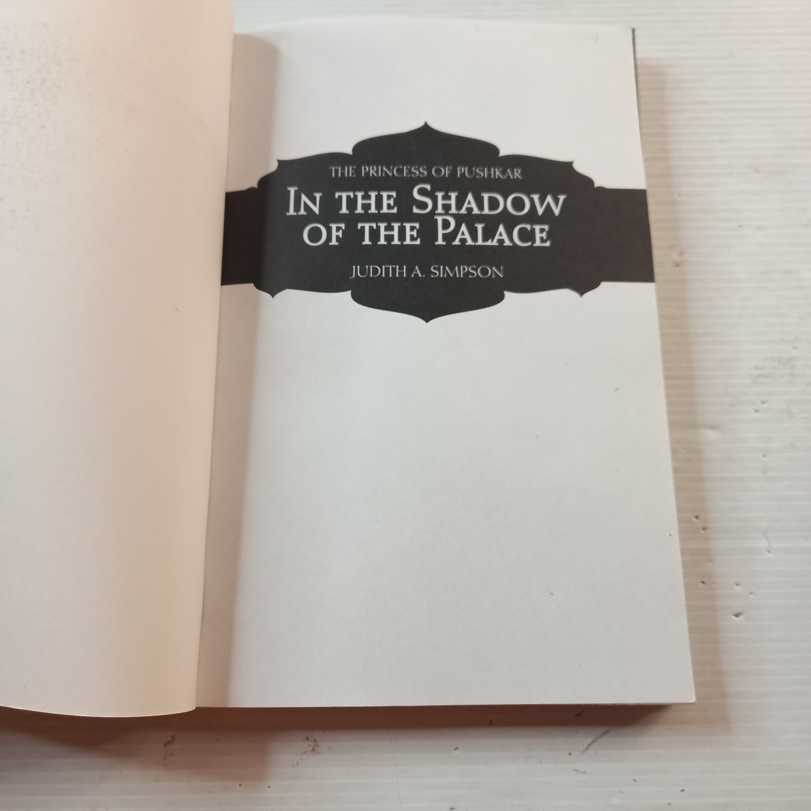 In The Shadow Of The Palace: The Princess Of Pushkar by Judith A. Simpson PB
