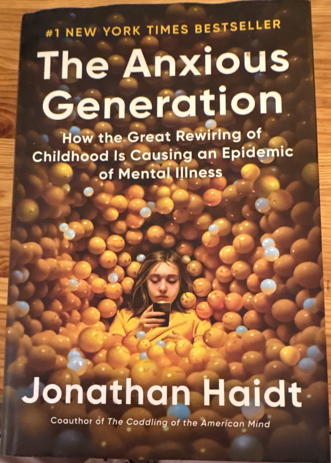 Penguin Press The Anxious Generation by Jonathan Haidt Hardcover Mental Health