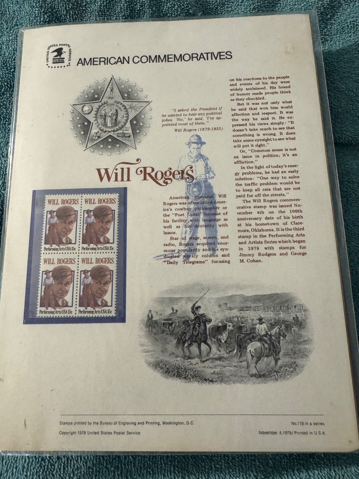 Will Rogers The Man and His Times – Richard M Ketchum – HB in Slipcase 1973
