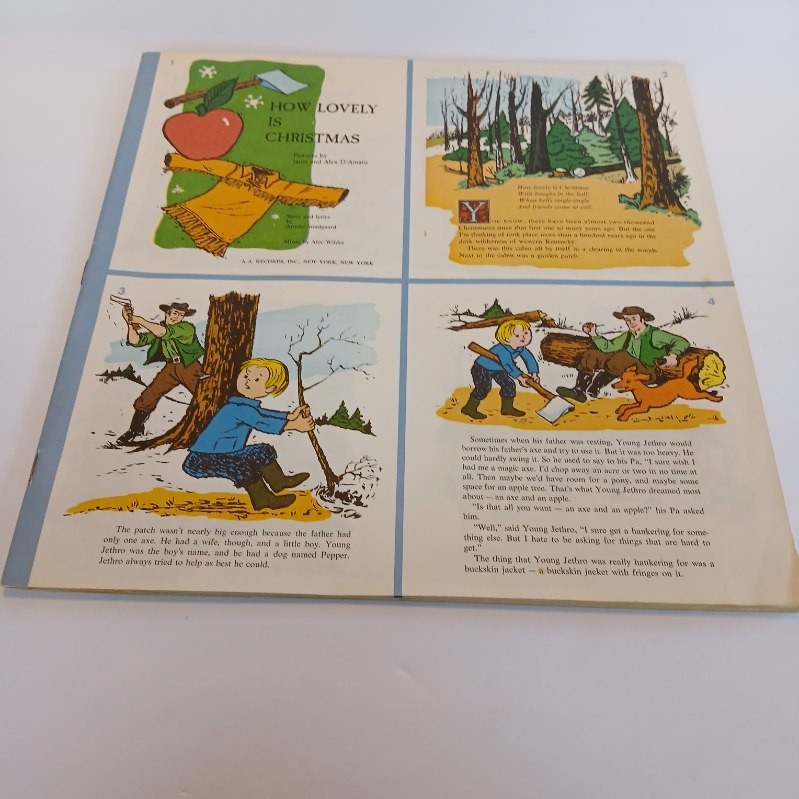 Vintage Uncut Pages-Golden Press Book 6 Christmas Stories Frosty, Rudolph & More
