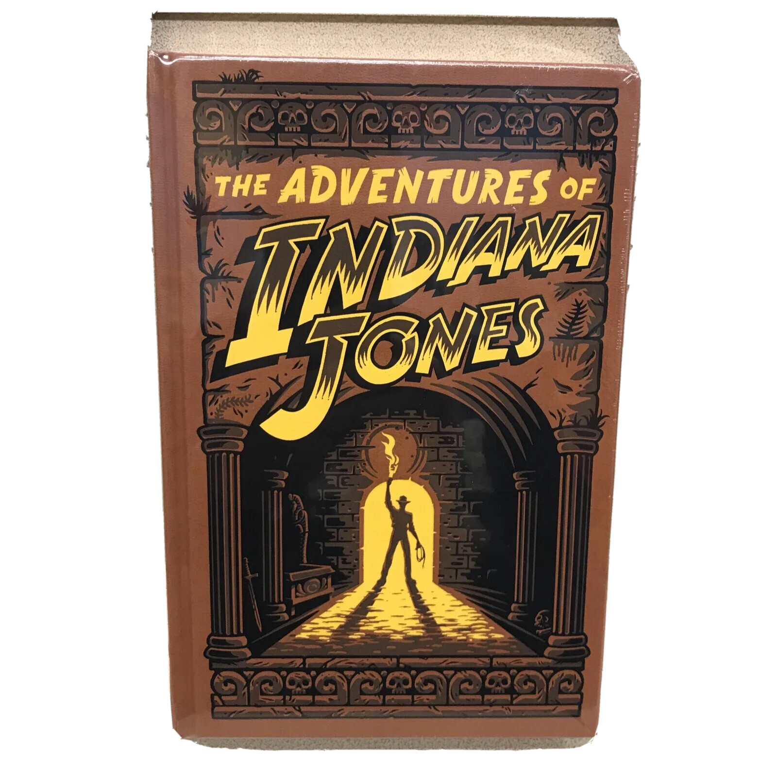❤️THE ADVENTURES of INDIANA JONES 3 Novels Hardcover Bonded Leather BRAND NEW