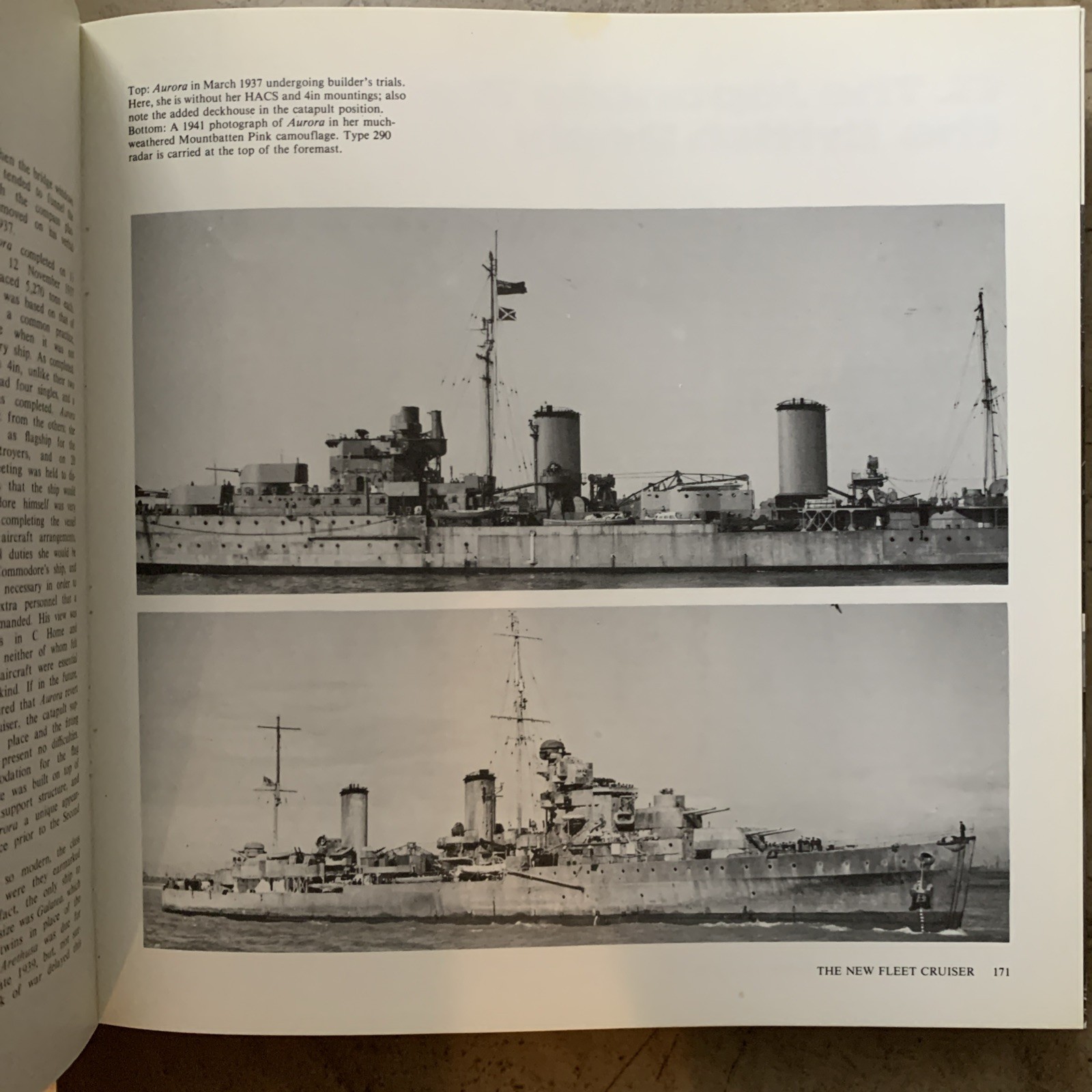British Cruisers of World War Two – Raven & Roberts – 1980 – Hardcover