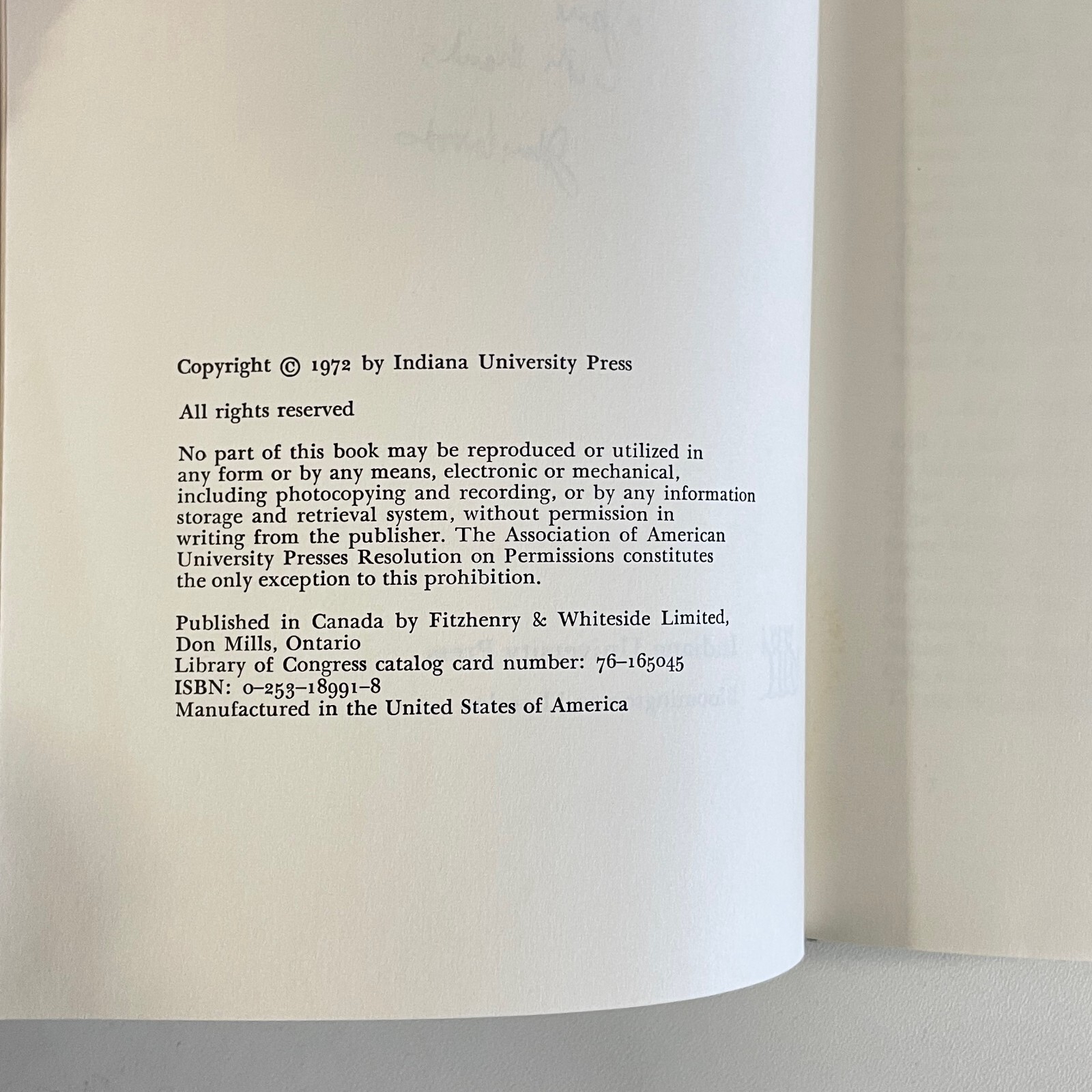 SIGNED Turning to Look Back : Poems, 1955-1970 by John Woods HC/DJ 1972