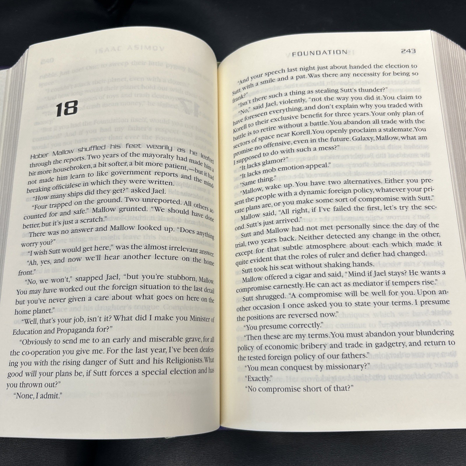 THE FOUNDATION TRILOGY Isaac Asimov -Bonded Leather Gilded