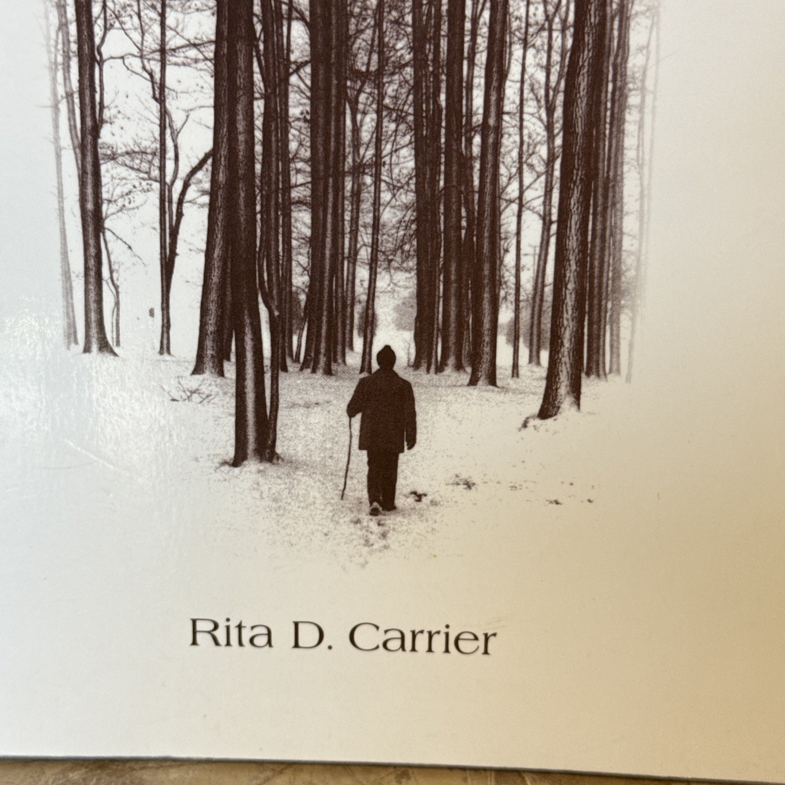 Seasons of Grief Rita D. Carrier 1999 Rare Self-Published Paperback 135 Pages