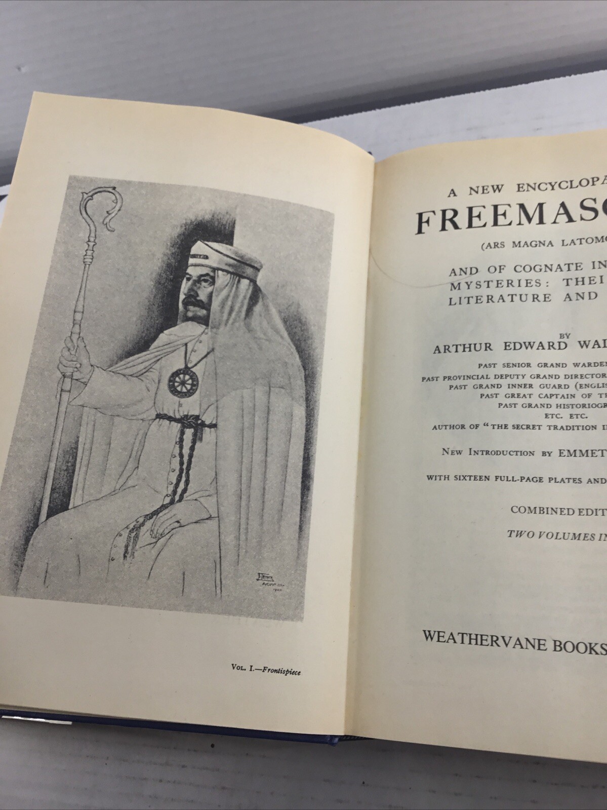 A New Encyclopedia of Freemasonry Combinded 2 Volumes in 1 Waite 1970 HB DJ