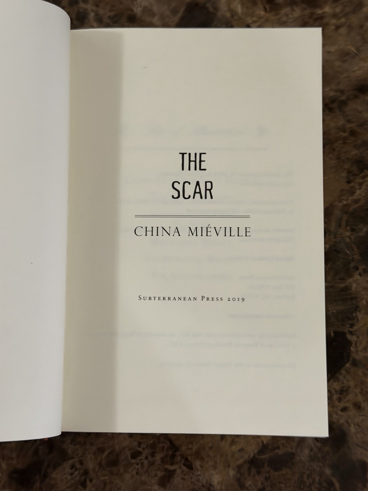 China Mieville The Scar Subterranean Signed Numbered Embassytown City & The City