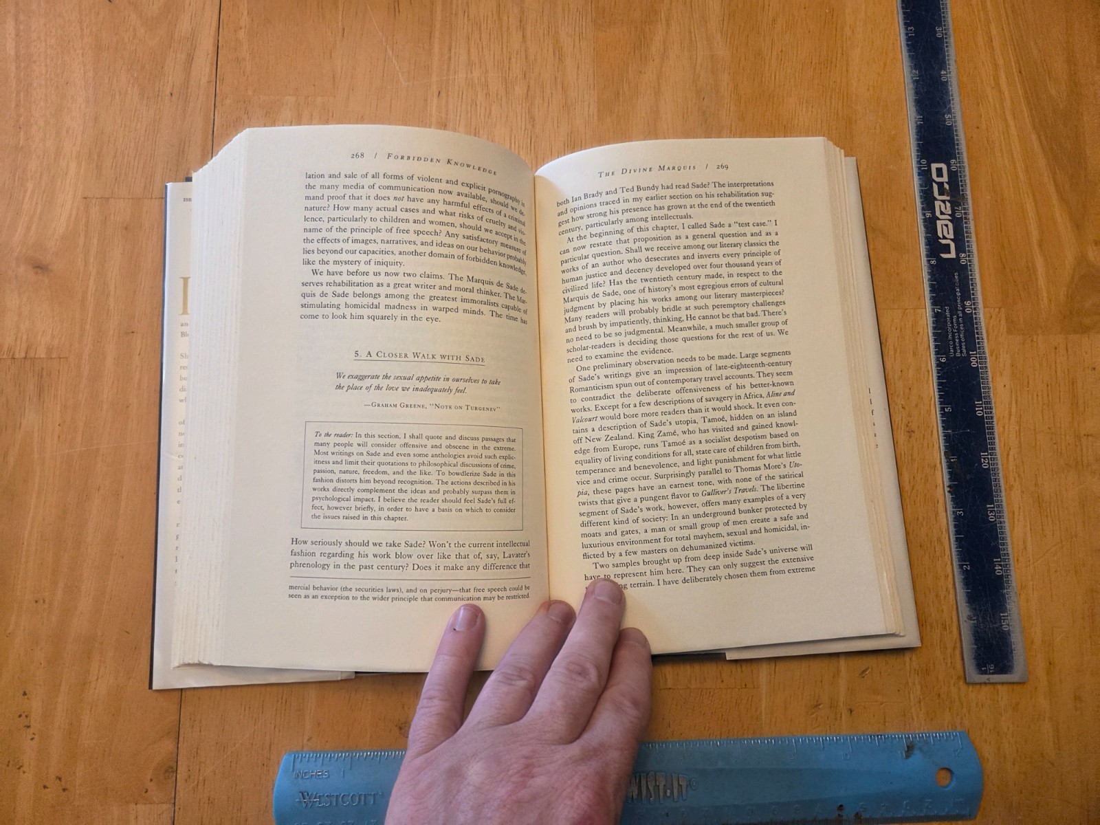 Forbidden Knowledge : From Prometheus to Pornography by Roger Shattuck (1996, Ha