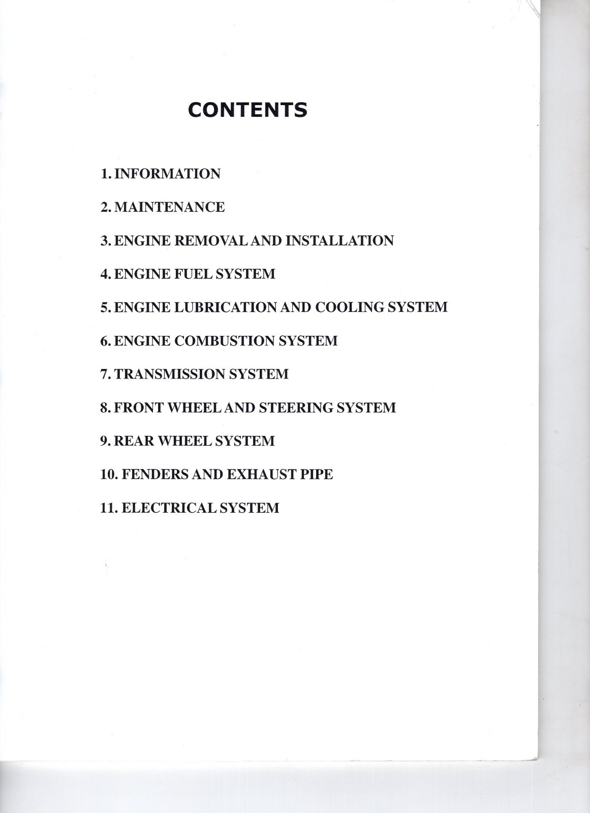 Eton America Scooter Service Manual Beamer 50 PN-2 1 Original MN1360