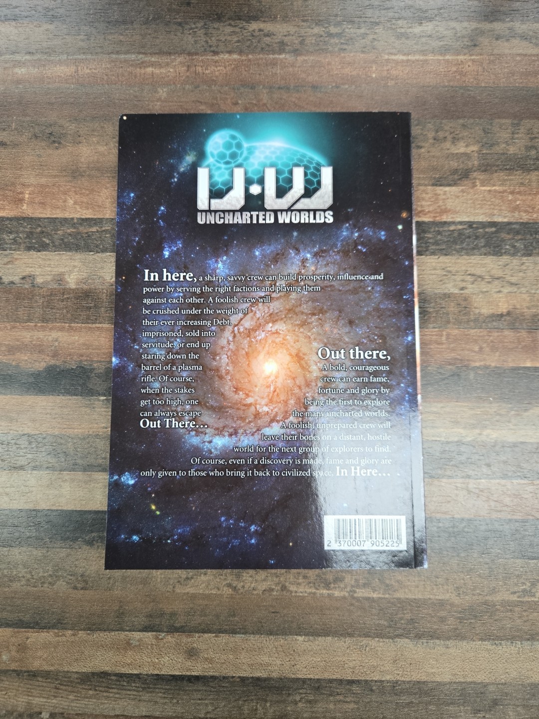 Uncharted Worlds: A Space Opera Roleplaying Game by Sean Gomes Paperback