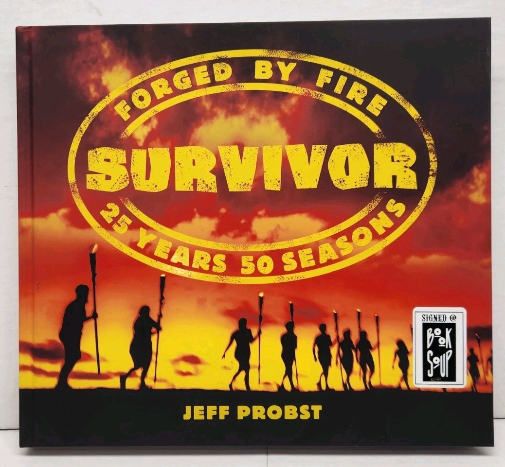 AUTOGRAPHED Jeff Probst SIGNED Book Survivor Forged By Fire 1st Ed * NOT TIPPED