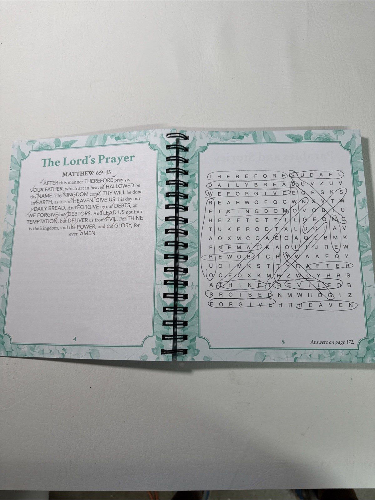 Brain Games – Large Print Bible Word Search: The Words of Jesus
