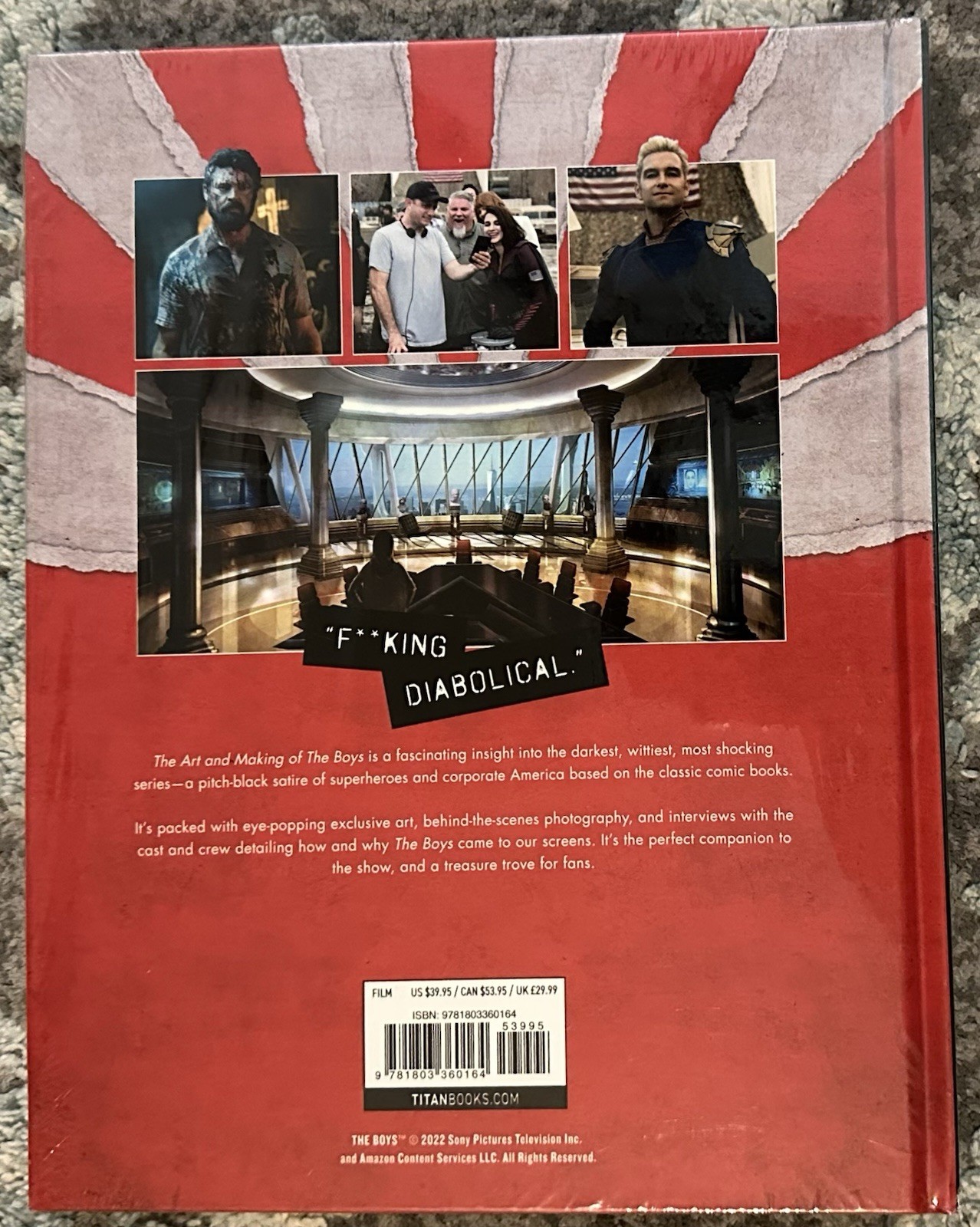THE ART AND MAKING OF THE BOYS 2022 PRIME VIDEO HARDCOVER NEW SEALED