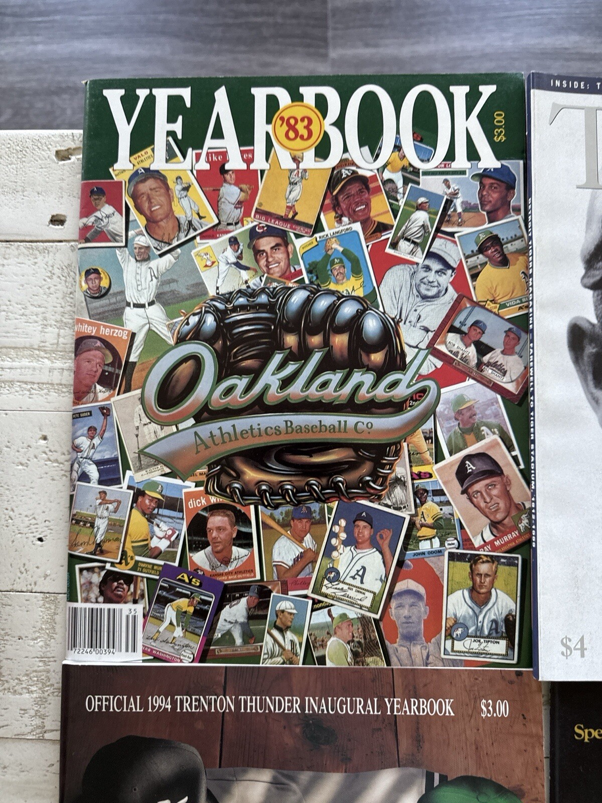 Lot of 7 Sports Yearbooks MLB NFL 1982–2003 Phillies Mets Giants A’s Tigers