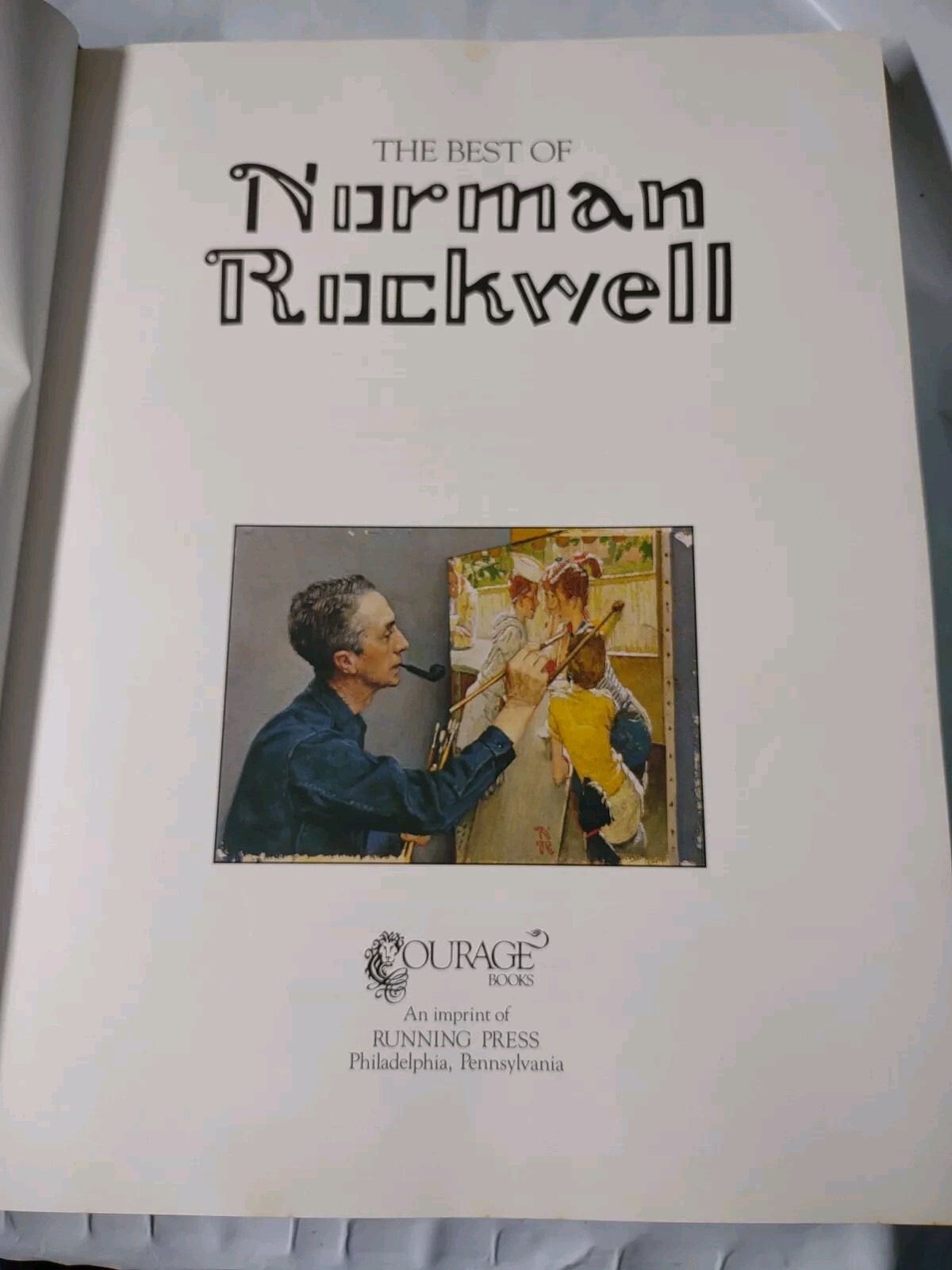 THE BEST OF NORMAN ROCKWELL BY THOMAS ROCKWELL HARDCOVER BOOK 136 PAGES