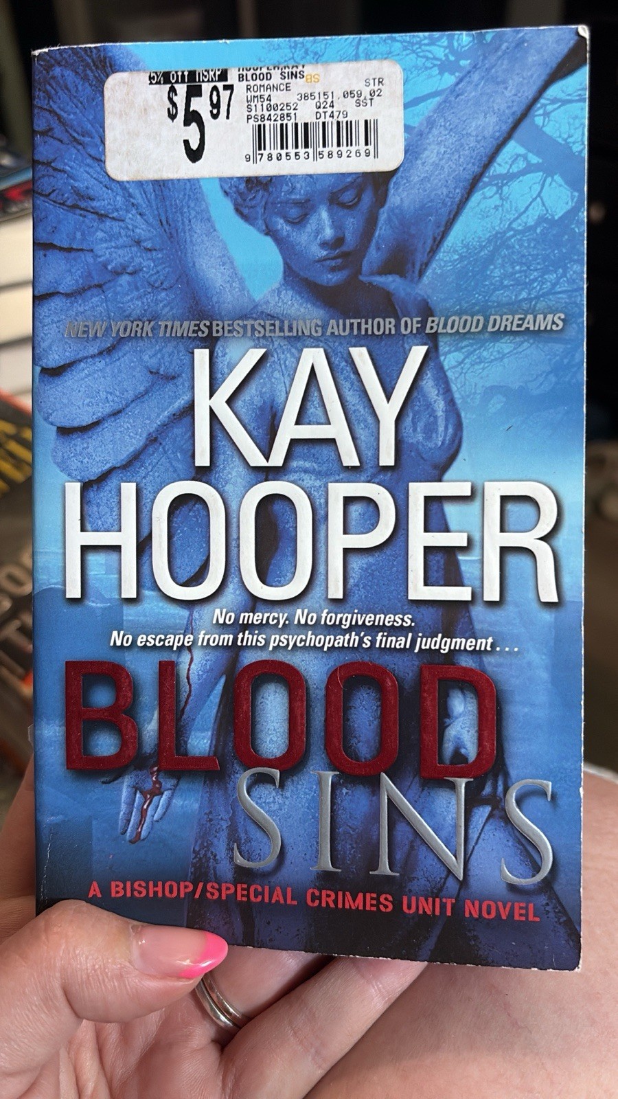 Kay Hooper Blood Sins Bishop/Special Crimes Unit Mass Market Paperback 2009