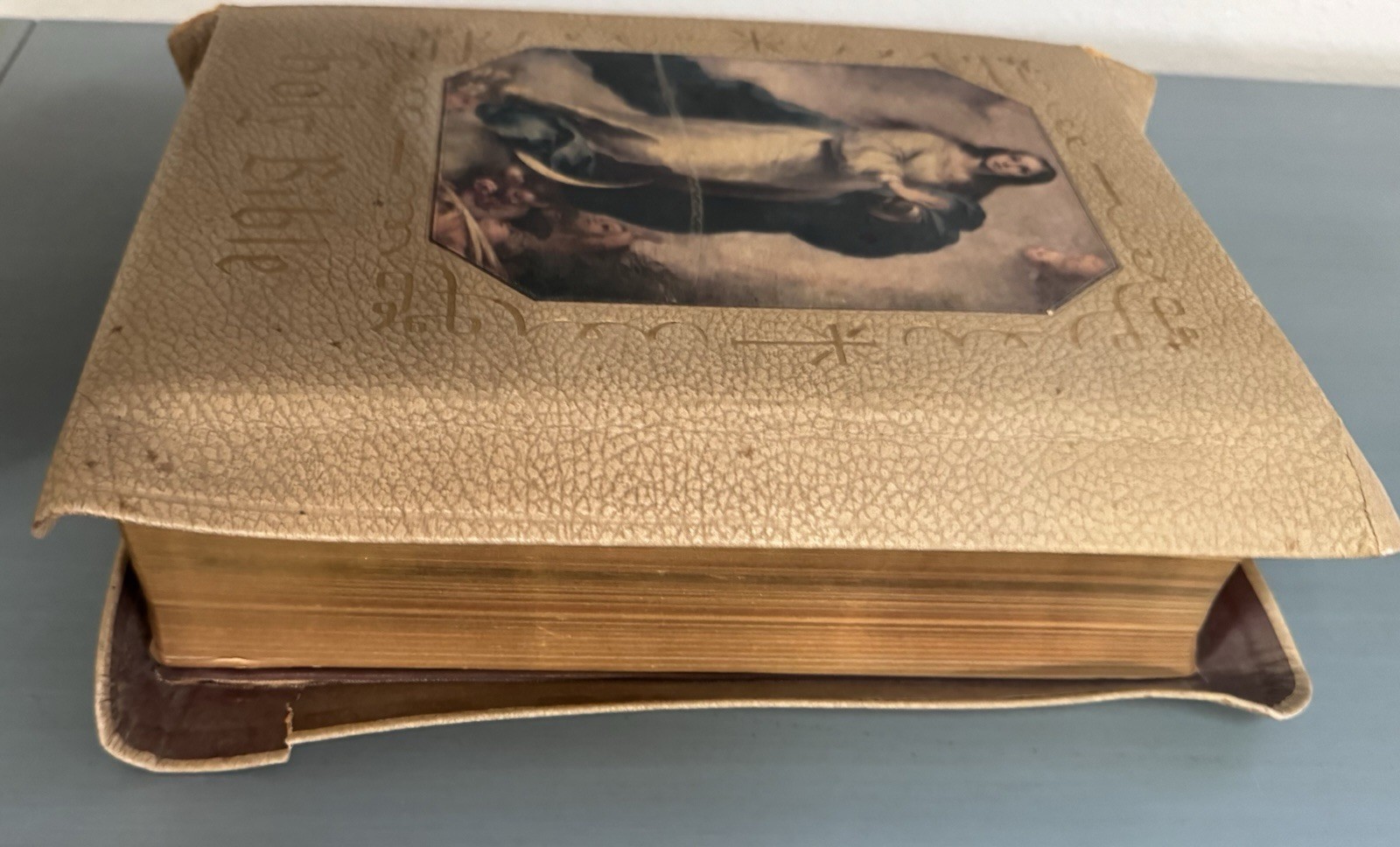 HOLY BIBLE 1960’s Catholic Press HOLY NAME DELUXE EDITION Illustrated