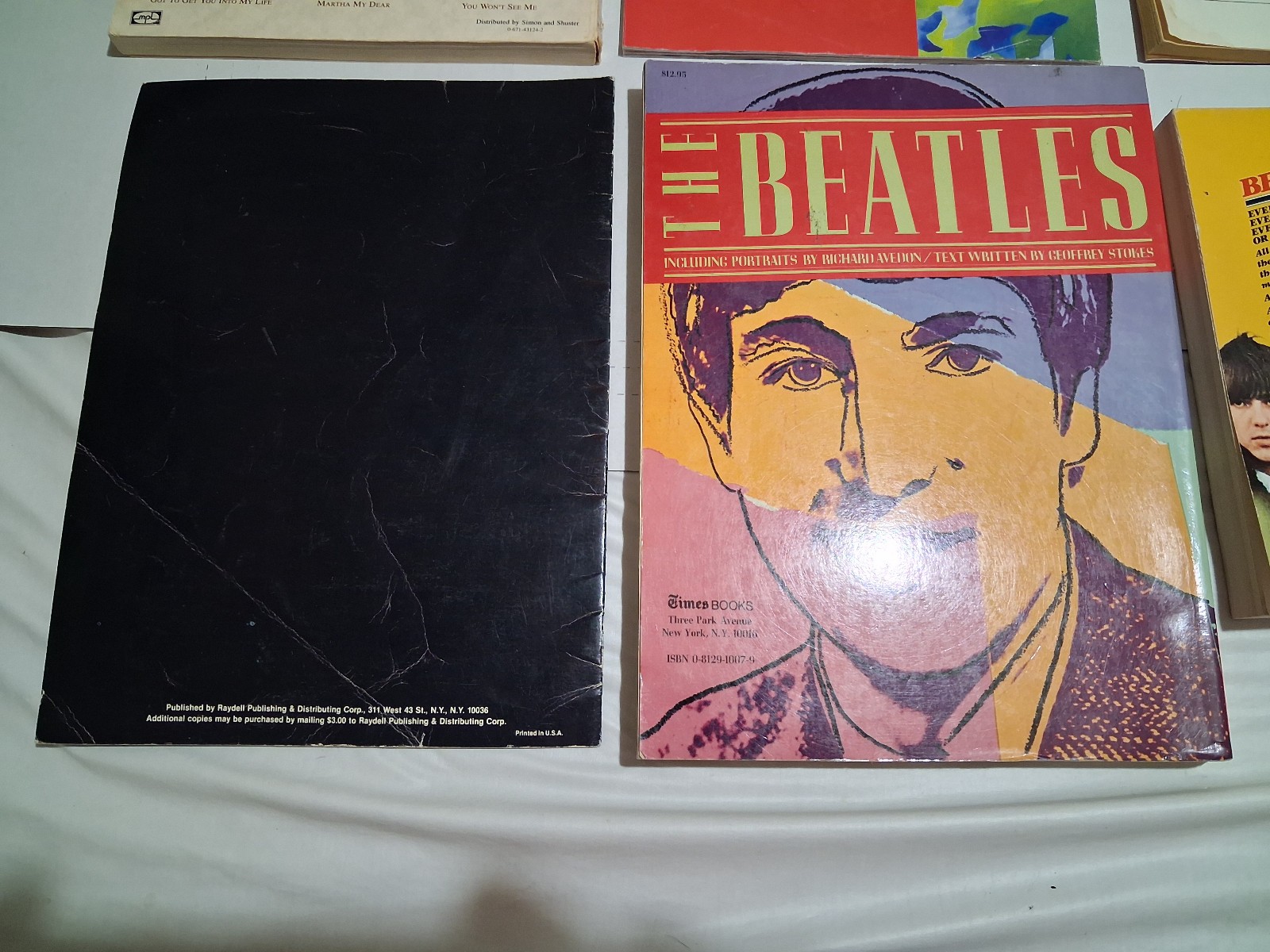 Vintage Beatles Book Lot,Beatlemania,Discography,George Martin,Paul McCartney