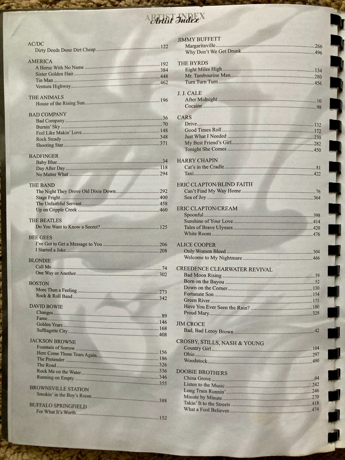 JUST CLASSIC ROCK REAL BOOK by Alfred Music / C (New Revised) Edition 500 pages!
