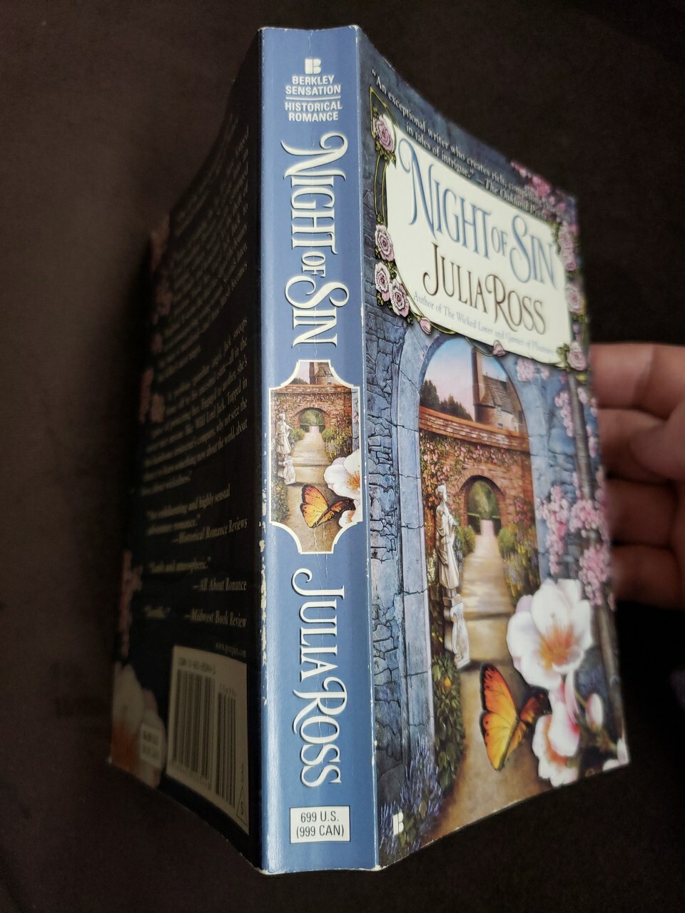 Night of Sin by Ross, Julia Paperback Book 323 Pages