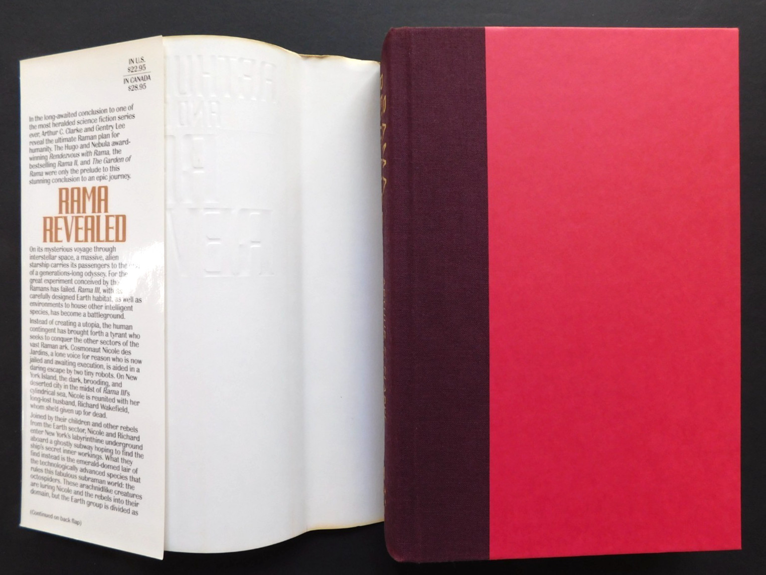 RAMA REVEALED 1st ed 1994 Arthur CLARK & Gentry LEE UNREAD with jacket 466 pages