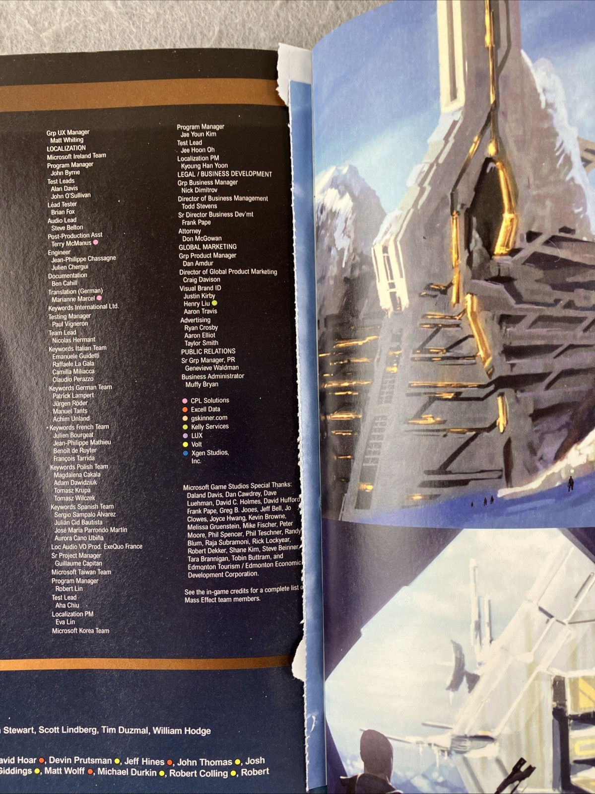 Mass Effect Prima Strategy Guide With Poster Good Condition