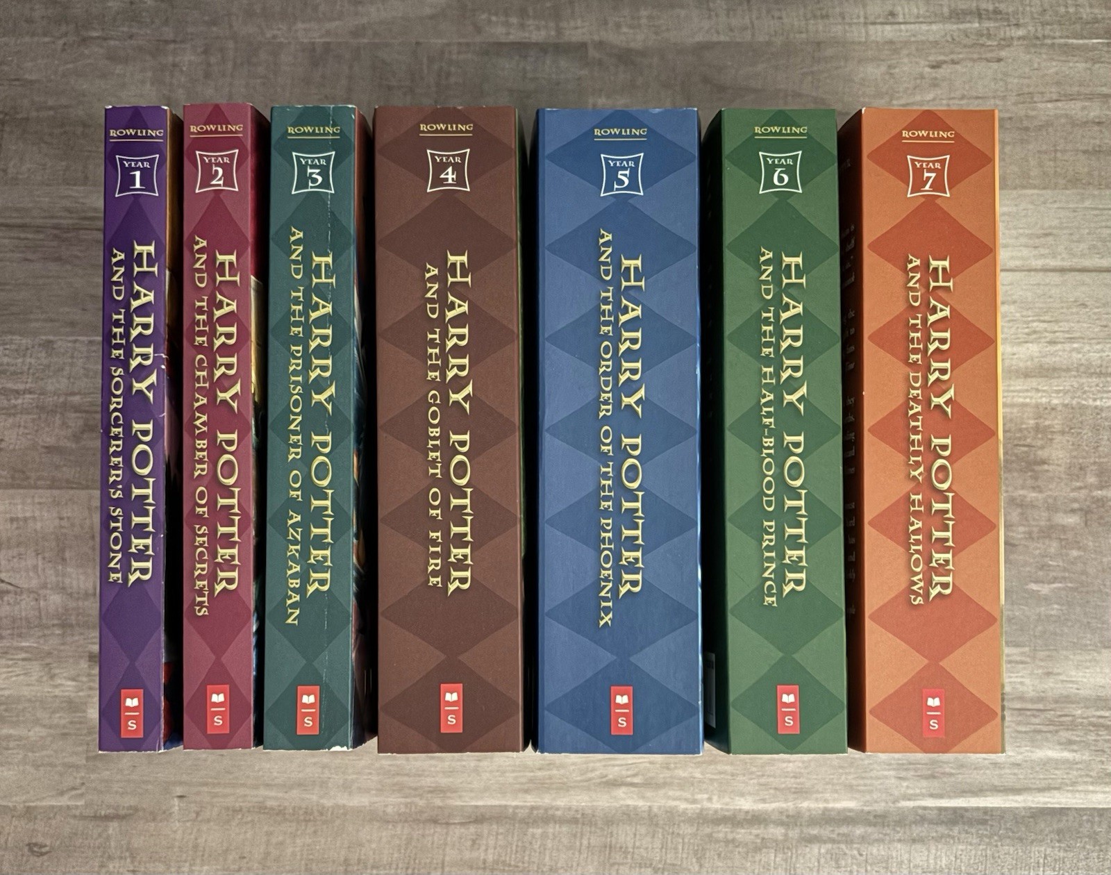 Harry Potter The Complete Series Box Set by J.K. Rowling, Paperback, English