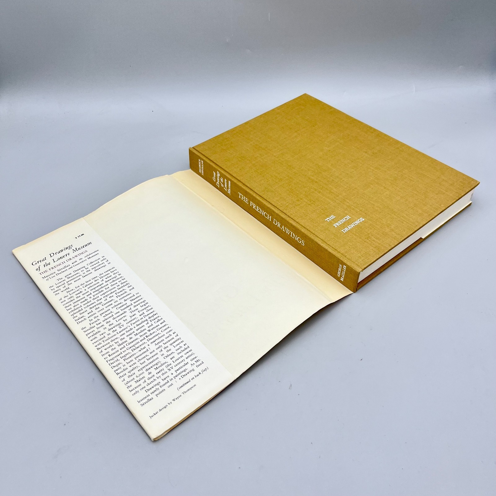 Great Drawings of The Louvre Museum, The French Drawings, Serullaz 1968 HC/DJ