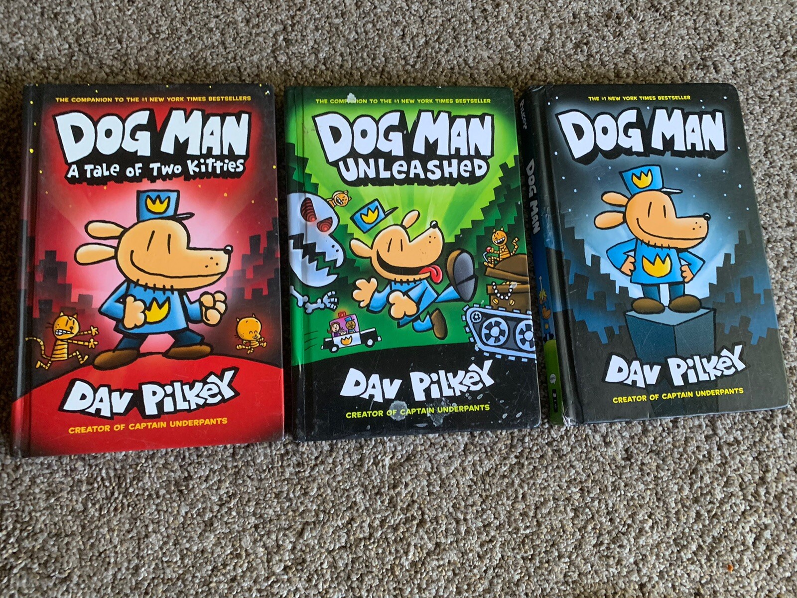 Chapter Books-Wimpy Kid-Dog Man-Cat Kid-Captain Underpants Lot Of 13 HB & PB