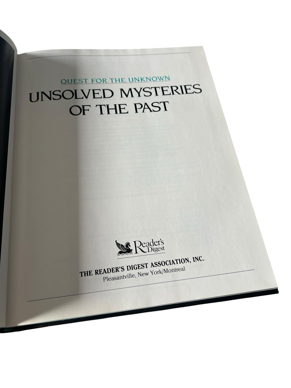 Unsolved Mysteries of the Past Hardcover Reader’s Digest Editors