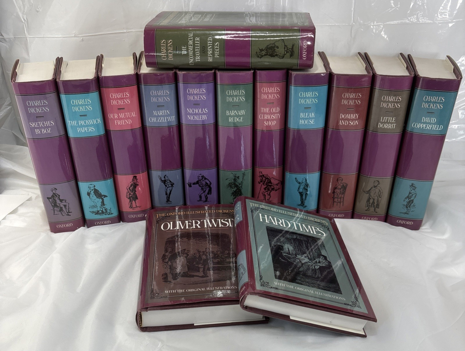 The Oxford Illustrated Dickens, by Oxford University Press, Lot of 14