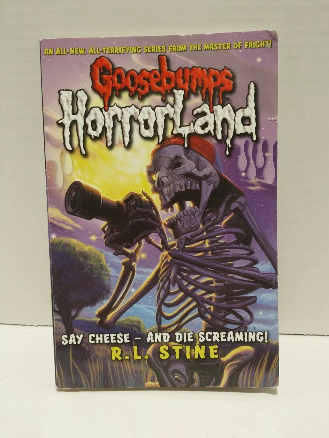 Lot of 4 Goosebumps Horrorland Books RL Stine paperbacks 1 2 3 8